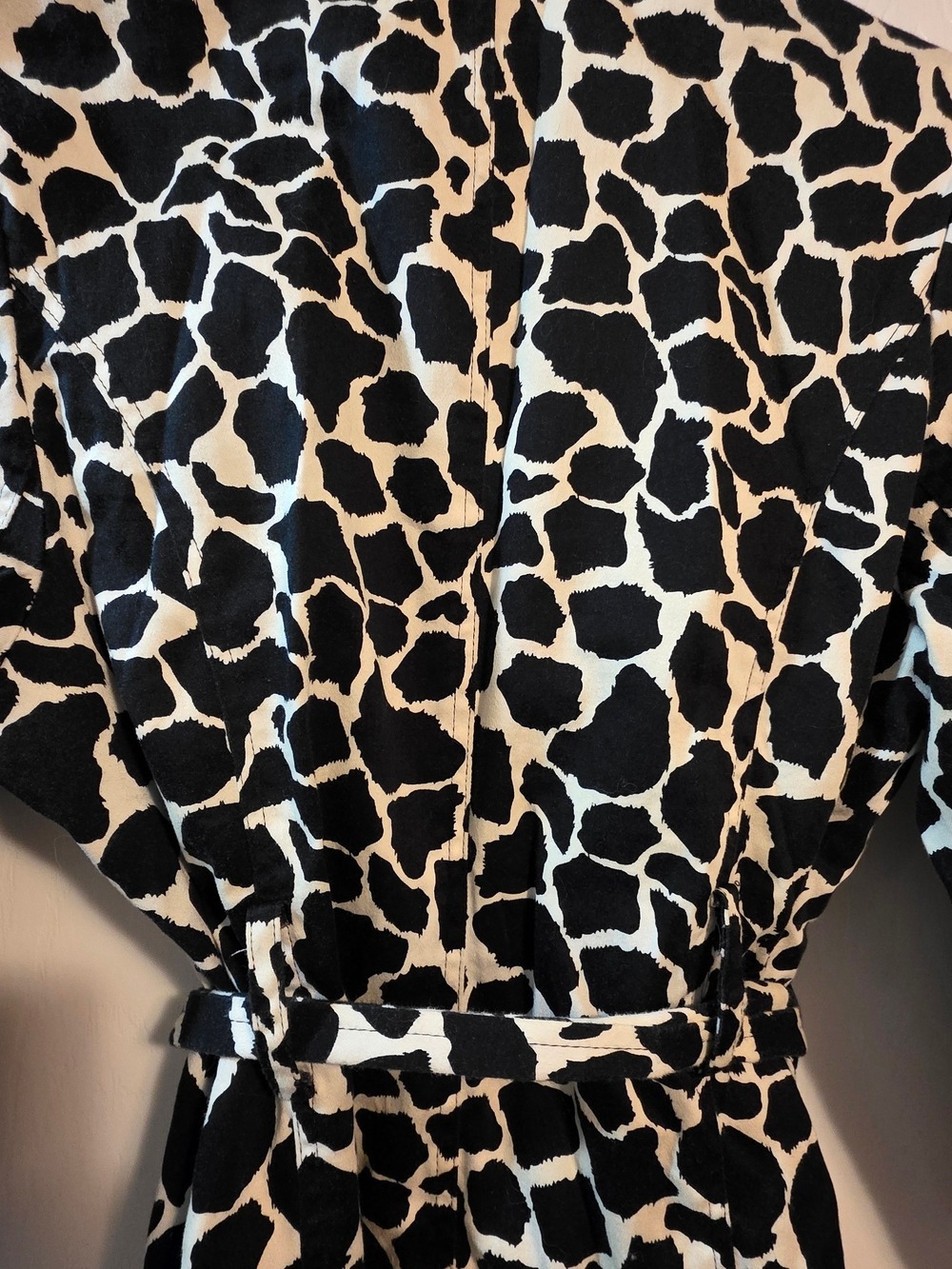 4/$97 Deal! Papillion Zebra Black & White Printed Pea Coat - Picture 5 of 13
